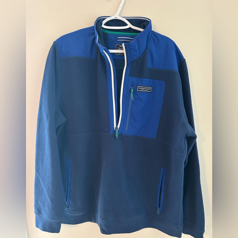 Blue Half-Zip Pullover vineyard vines